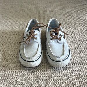 Mens White Boat Shoes